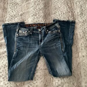 Rock Revival Women's Dark Blue Boot Cut Jeans